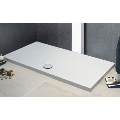 PLATO DE DUCHA ACRILICO RECTANGULAR EXTRAPLANO DE 140x75x5 BLANCO AQUASILK, Blanco Blanca SYAN FIBRA