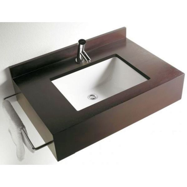 LAVABO RECTANGULAR BAJO ENCIMERA MODELO TORINO 510 x 365 x 195 BLANCO BATHCO, LAVABOS Lababos washbasin basin lavavos