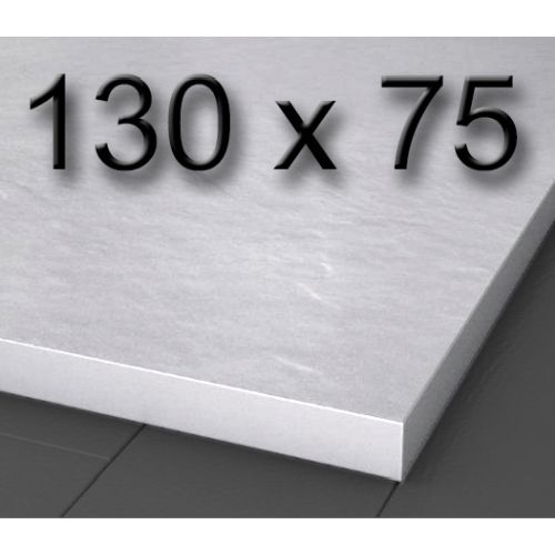 Plato de ducha de carga mineral textura pizarra de 1300 x 750 mm Blanco, Silexgel Resinas gelcoat Gel-coat Gel Coat Nudespol Poliester 130x75cm