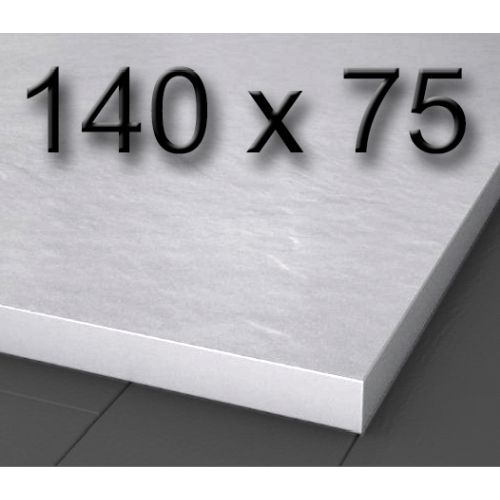 Plato de ducha de carga mineral textura pizarra de 1400 x 750 mm Blanco, Silexgel Resinas gelcoat Gel-coat Gel Coat Nudespol Poliester 140x75cm