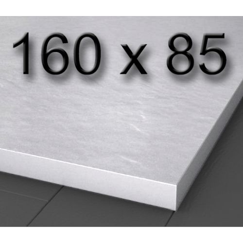 Plato de ducha de carga mineral textura pizarra de 1600 x 850 mm Blanco, Silexgel Resinas gelcoat Gel-coat Gel Coat Nudespol Poliester 160x85cm