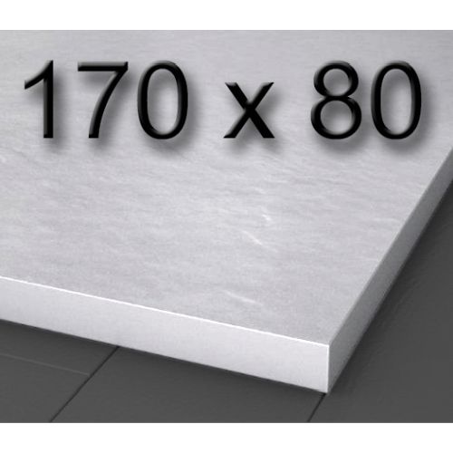 Plato de ducha de carga mineral textura pizarra de 1700 x 800 mm Blanco, Silexgel Resinas gelcoat Gel-coat Gel Coat Nudespol Poliester 170x80cm