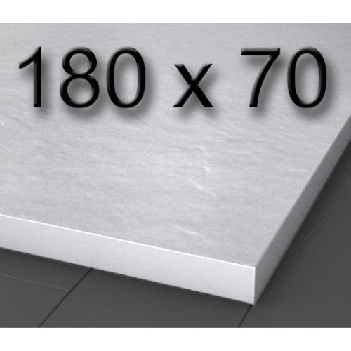 Plato de ducha de carga mineral textura pizarra de 1800 x 700 mm Blanco, Silexgel Resinas gelcoat Gel-coat Gel Coat Nudespol Poliester 180x70cm