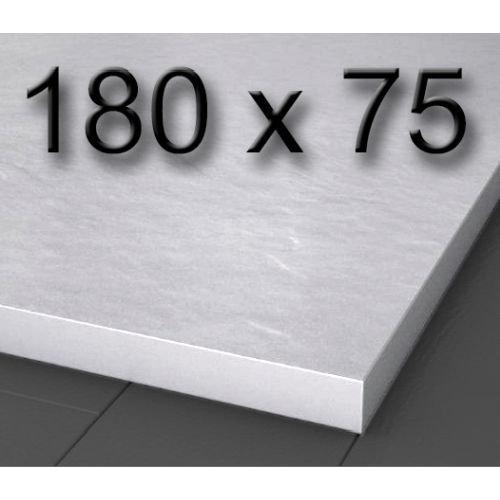 Plato de ducha de carga mineral textura pizarra de 1800 x 750 mm Blanco, Silexgel Resinas gelcoat Gel-coat Gel Coat Nudespol Poliester 180x75