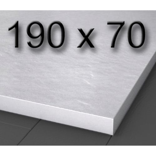 Plato de ducha de carga mineral textura pizarra de 1900 x 700 mm Blanco, Silexgel Resinas gelcoat Gel-coat Gel Coat Nudespol Poliester 190x70cm