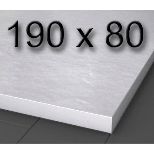 Plato de ducha de carga mineral textura pizarra de 1900 x 800 mm Blanco, 800x1900 1900x800 Silexgel Resinas gelcoat Gel-coat Gel Coat Nudespol Poliester 190x80cm