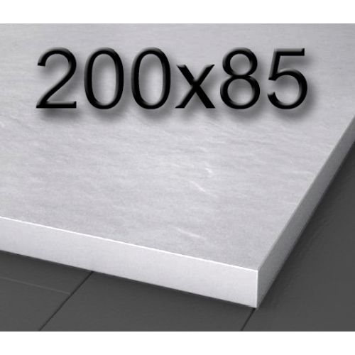 Plato de ducha de carga mineral textura pizarra de 2000 x 850 mm Blanco, Silexgel Resinas gelcoat Gel-coat Gel Coat Nudespol Poliester 200x85cm