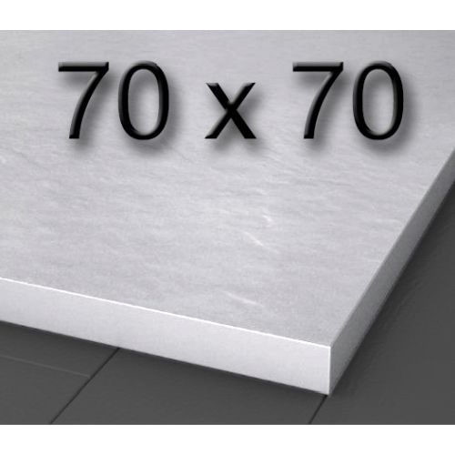 Plato de ducha de carga mineral textura pizarra de 700 x 700 mm Blanco, Silexgel Resinas gelcoat Gel-coat Gel Coat Nudespol Poliester  70x70cm