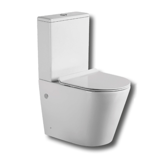 Pack WC Verde Rimless (taza+cisterna+asiento) Blanco, 