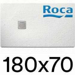 Plato de ducha de STONEX TERRAN de 1800x700x31 Blanco ROCA AP1017082BC01100, 