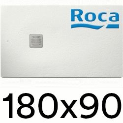 Plato de ducha de STONEX TERRAN de 1800x900x31 Blanco ROCA APA0170838401100, 