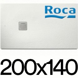 Plato de ducha de STONEX TERRAN de 2000x1400x31 Blanco ROCA AP1017D05780110, 