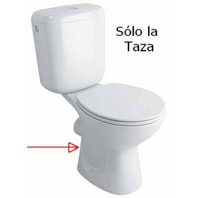 TAZA ZOOM - POLO TANQUE BAJO SALIDA HORIZONTAL BLANCO WM822016Z000001 ROCA, Inodoros Water Bater Wc Cisterna Mochila Pared Sanitarios Series Baos Aseos VATER W.C.