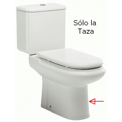 TAZA DAMA RETRO TANQUE BAJO SALIDA HORIZONTAL BLANCO A342320001 ROCA, Roca Inodoros Water Bater Wc Cisterna Mochila Pared Sanitarios Series Baos Aseos VATER W.C.