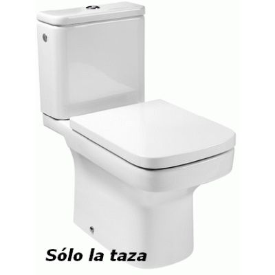 Taza DAMA-N para tanque bajo y salida Vertical Blanco ROCA A342788000 DSCTL, SERIE COLECCION Inodoros Water bater WC tazas vater piso suelos Sanitarios W.C.