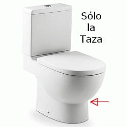 TAZA MERIDIAN-N TANQUE BAJO SALIDA DUAL BLANCO A342245000 ROCA DSCTL, Inodoros Water Bater Wc Cisterna Mochila Sanitarios Series Baos Aseos VATER Meridiam W.C.