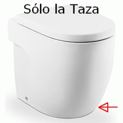 TAZA MERIDIAN-N TANQUE ALTO SALIDA DUAL BLANCO A347247000 ROCA, Inodoros Water Bater Wc Blanca Cisterna Mochila Alto Alta Sanitarios Series Baos Aseos VATER Meridiam W.C.