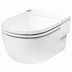 TAZA IN-TANK MERIDIAN-N SUSP. CON TANQUE INTEGRADO ASIENTO TAPETA Y SOPORTE EN L BL. A893301000 ROCA, MERIDIAN N SUSPENDIDO BLANCO INODORO WATER Bater WC VATER Sanitarios Meridiam W.C. toilet seat