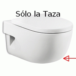 TAZA MERIDIAN-N COMPACTO SUSPENDIDA BLANCO A346248000 ROCA, Inodoros Water Bater Wc Sanitarios Series Baos Aseos Blanca VATER SUSPENDIDO Meridiam W.C.