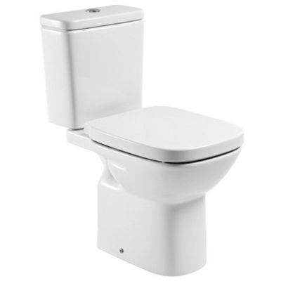 TAZA DEBBA PARA TANQUE BAJO Y SALIDA VERTICAL ( SOLO TAZA ) BLANCO A342998000 ROCA, SERIE Inodoros Water bater WC tazas vater MODELO Sanitarios W.C.