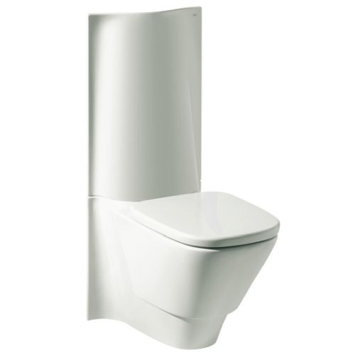 TAZA (SIN TANQUE NI TAPA ) FRONTALIS TANQUE BAJO DUAL CON FIJACION Y CODO PARED BL 342587000 ROCA, Roca Inodoros Water Bater Wc Tornillos Sujecin Sujeccin Mural Muro Tanque Bajo Cisterna Mochila Sanitarios VATER BLANCO SALIDA Tornos W.C.