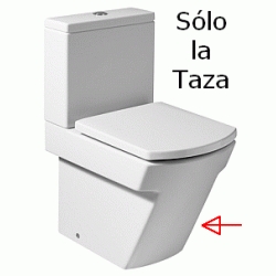 TAZA HALL TANQUE BAJO SALIDA DUAL BLANCA ( SIN TAPA ) A342628000 ROCA, Inodoros Water Bater Salida Wc Cisterna Mochila Sanitarios Series Baos Aseos Blanco VATER W.C.