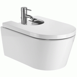 BIDE SUSPENDIDO INSPIRA ROUND (SIN TAPA) BLANCO A357525000 ROCA, bidet videt Sanitarios