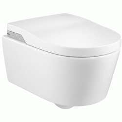 INODORO INSPIRA ROUND IN WASH SUSPENDIDO CON ASIENTO BLANCO  ROCA A803060001, INWASH 8433290562217 Sanitarios toilet seat