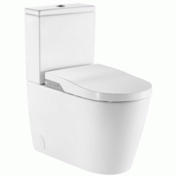 INODORO INSPIRA ROUND IN WASH CON TANQUE Y ASIENTO SALIDA DUAL BLANCO  ROCA A803061001, INWASH 8433290562187 Sanitarios toilet seat