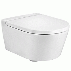 TAZA INSPIRA ROUND COMPACTO SUSPENDIDO RIMLESS BLANCO ( SIN ASIENTO NI TANQUE) A346528000 ROCA, Inodoros Water bater WC tazas vater  Sanitarios W.C. toilet seat