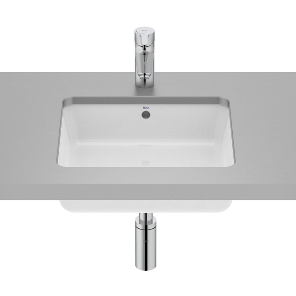 Lavabo bajo encimera THE GAP SQUARE 400x350x160 Blanco ROCA A3270YE000, 