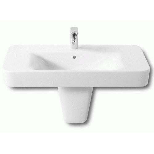 LAVABO SENSO SQUARE 1000 x 475 PERGAMON 32751M170 ROCA, Roca Lavabos Murales Con Para muebles Especiales Lababos washbasin basin lavavos Sanitarios Pared