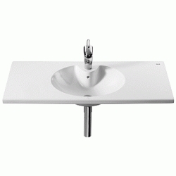 LAVABO MURAL O PARA SOBRE MUEBLE VERANDA 1000x520 BLANCO 327443000 ROCA, Blanco Blanca Sanitarios Series Baos Aseos Lavabos Lababos washbasin basin lavavos Pared