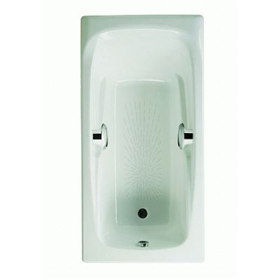 BAERA DE FUNDICION MODELO MING DE 170x85 BLANCO ASAS CROMO DSCTL 230270001, Roca Hierro Fundicin Fundido Colado Asidero, Agarradero, Asidor,    Cromado Cromada Sanitarios