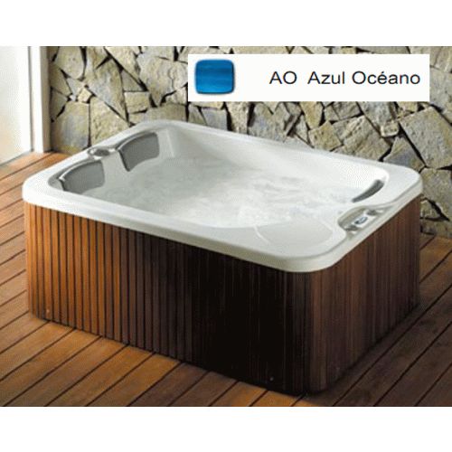 SPA BROADWAY MODELO COMPACT SIN  PANELES DE COLOR AZUL OCEANO ROCA 8S307SAO0, MINI PISCINA HIDROMASAJE Sanitarios