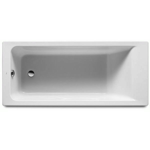 BAERA ACRILICA MODELO EASY AQUARE DE 1500x70 SIN MASAJE BLANCA ROCA A248179000, FIBRA RECTANGULAR Sanitarios Blanco