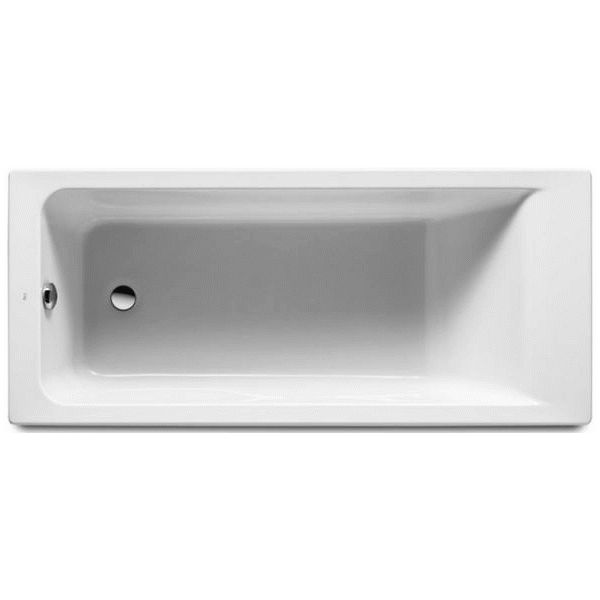 BAERA ACRILICA MODELO EASY SQUARE DE 1600x70 SIN MASAJE BLANCA ROCA A248151000, FIBRA RECTANGULAR Sanitarios Blanco