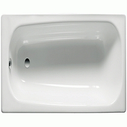 BAERA DE ACERO ESMALTADO ( PLANCHA ) MODELO CONTESA DE 120 x 70 BLANCO ROCA A212106001, Esmaltada Sanitarios 700 1200 120x70