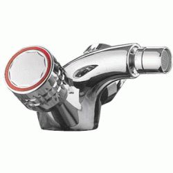 Grifo bimando para bid latiguillos de alimentacin flexibles G3/8., Cromado Cromada Tres Mezclador bimando videt bidet 1.23.120