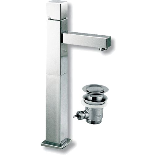 MONOMANDO DE LAVABO ALTO VALVULA AUTOMATICA PRISMA CROMADO REF 87109 FELIU BOET 8430116011959, DESAGUES AUTOMATICO CROMO CROMADA GRIFERIAS GRIFOS SALDOS BALBULAS Lababos washbasin basin lavavos Lavabos Repisa Mezcladores Mezcladoras single handle faucet