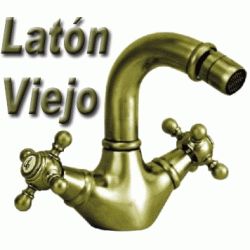 MONOBLOC DE BIDE CLASICA 1866 LATON VIEJO REF 216199 GROBER 8435200010955, BIMANDO MEZCLADOR GRIFOS GRIFERIAS videt bidet 216 199 Classic Vintage Epoca GRB