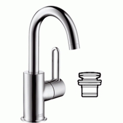 MONOMANDO DE LAVABO AXOR UNO2 CROMADO CAO GIRATORIO Y VALVULA AUTOMATICA REF 38035000 HANS GROHE, MEZCLADOR GRIFOS GRIFERIAS CAO VERTICAL GIRATORIO DESAGUES AUTOMATICO CROMO CROMADA 4011097492179 BALBULAS Lababos washbasin basin lavavos Lavabos Repisa Hansgrohe single handle faucet tap