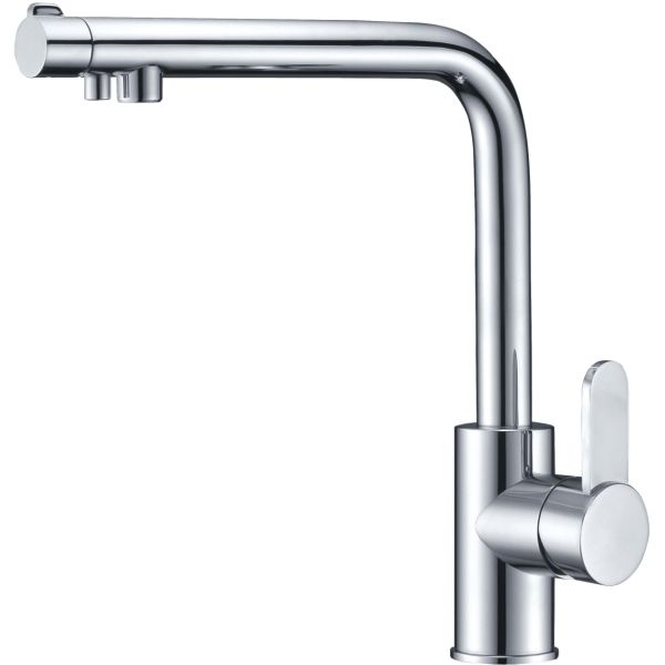 Monomando de fregadero vertical MONTECARLO 2 vas (osmosis) Cromo IMEX GOS001, Fregadera Con Vertical Cromo Cromado Cromada Griferas Grifos Series De Para CIRCUITO PURIFICADA Cocina Repisa Agua Depuradas depuradoras tratadas osmotizadas Mezcladores Mezcladoras Bancadas