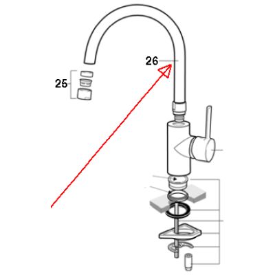 KIT CAO GIRATORIO PARA MONOMANDO DE FREGADERO VERTICAL TARGA CROMADO ROCA G0001600R 8414329935974, Recambio repuesto CROMO CROMADA CRO G0001600R Leroy Merlin leroymerlin bauhaus bauaus bricomart bricodepot leroi bahaus bajaus bricomart alibaba ikea amazon bricor aki bricorama lightinthebox light in the box ebay eachbuyer aliexpress tomtop el corte ingles Amazon  Fregaderas Cocina Repisa Mezcladores Mezcladoras Grifos Griferias Bancadas Fontaneria