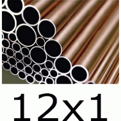 METROS DE TUBO DE COBRE EN BARRA DE 5 MTS DE 12x1, TUBERIA MTS CAA Mtr CU Barras 12mm Rigido copper pipe