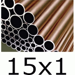 METROS DE TUBO DE COBRE EN BARRA DE 5 MTS DE 15x1, TUBERIA MTS CAA Mtr CU Barras 15mm Rigido copper pipe