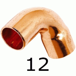 CURVA FIGURA 1 DE COBRE MACHO HEMBRA DE 12, MH PARA SOLDAR (MH) ( MH ) (M-H) ( M-H ) M/H Codo copper