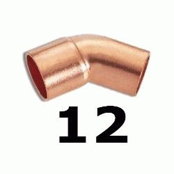 CURVA DE COBRE MACHO HEMBRA FIGURA 40 DE 12, MH PARA SOLDAR (MH) ( MH ) (M-H) ( M-H ) M/H Semicurvas 45 Semi-Curvas Codos copper