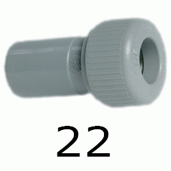 REDUCTOR M-H PB FC2 22, Polibutileno Terrain REDUCCIONES