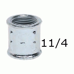 MANGUITO ROSCA DERECHA IZQUIERDA FIGURA 271 DE 11/4" GALVANIZADO, Hierro  1 1/4 1-1/4 40 Uniones Empalmes Enpalmes Empalmar Enpalmar